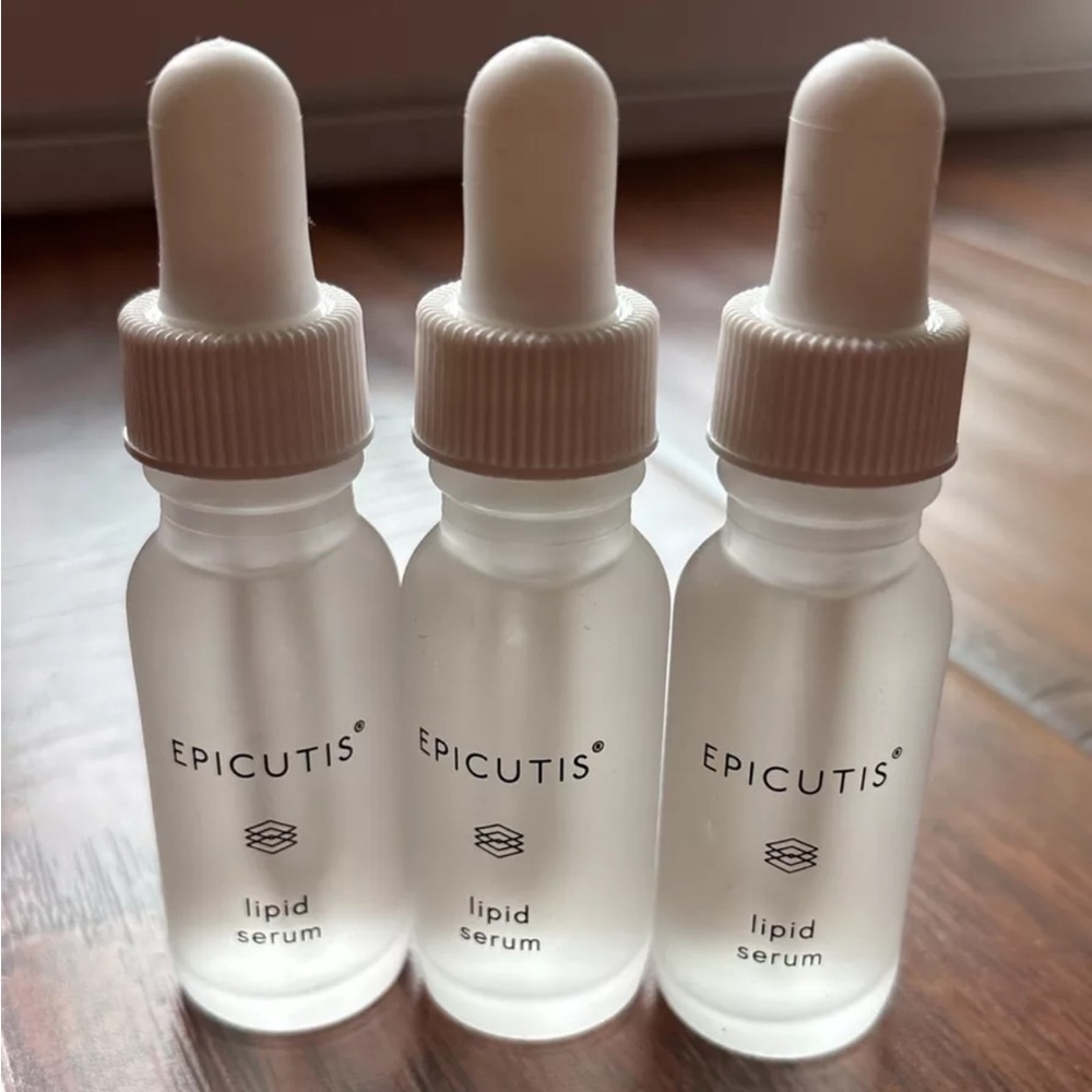 3 Epicutis sample size lipid serums ~10ml each (~1oz total)